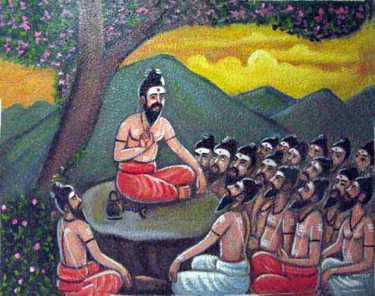 Bhogar instructs siddhars on how to create a vigraha