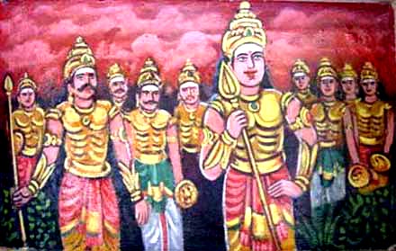 Lord Murugan sets out for battle with Curapatuman to end the suffering of the devas.